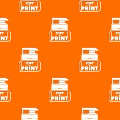 Poster - Copy and print pattern vector orange for any web design best