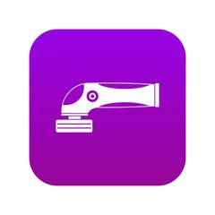 Poster - Grinder machine icon digital purple for any design isolated on white vector illustration