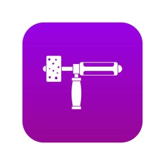 Poster - Precision grinding machine icon digital purple for any design isolated on white vector illustration
