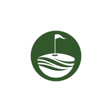 Golf Symbol Vector Icon Illustration