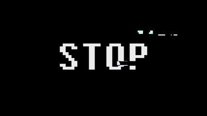 Poster - Inscription stop in 90