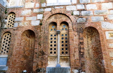 Wall Mural - medieval Greek monastery 