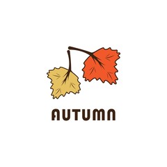 Wall Mural - Autumn vector icon illustration