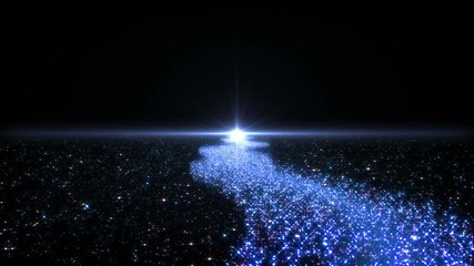 Wall Mural - Space Stars Galaxy milkyway illumination background