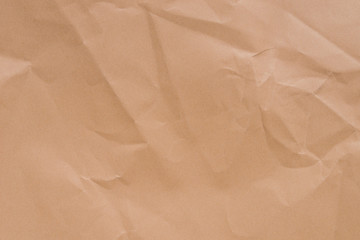 Wall Mural - brown creased paper texture background