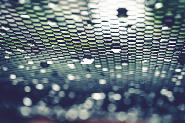 drop on mesh
