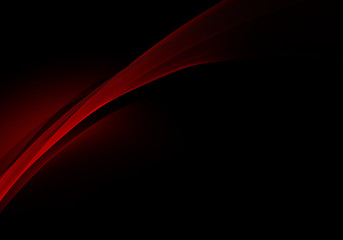 Wall Mural - Abstract background waves. Black and red abstract background for wallpaper oder business card