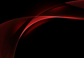 Wall Mural - Abstract background waves. Black and red abstract background for wallpaper oder business card