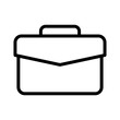 © Aranagraphics - Handbag vector, Baggage line style icon editable outline