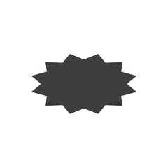 Fototapete - Star price tag or quality mark icon template color editable. Promo sale starburst or sticker of sunburst label symbol vector sign isolated on white background illustration for graphic and web design.