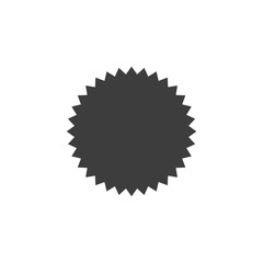 Aufkleber - Star price tag or quality mark icon template color editable. Promo sale starburst or sticker of sunburst label symbol vector sign isolated on white background illustration for graphic and web design.