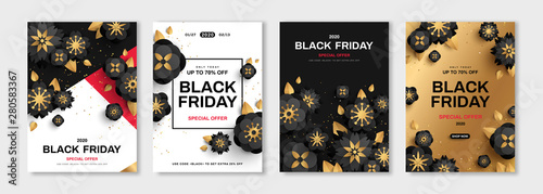 Fotomural Black Friday Sale set of poster