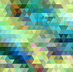 Wall Mural - Abstract geometric background. Modern overlapping triangles. Unusual color shapes for your message.