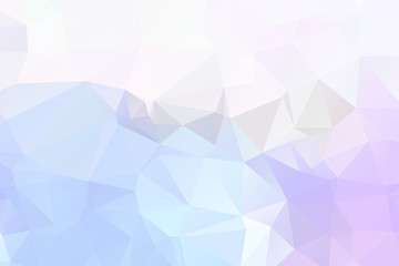 Abstract low poly background of triangles in blue colors