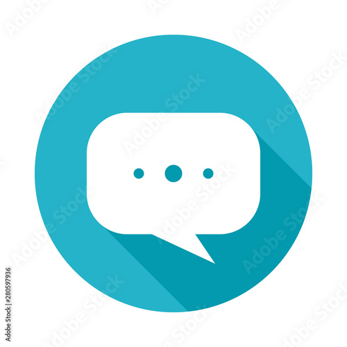 Speech Bubble Icon Tableau sur Toile