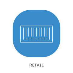 bar code outline icon. linear style sign for mobile concept and web design. barcode simple line vect