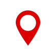 © RIMM_art - Location icon for map. Vector pointer on isolated background. Pin icon position.Red location symbol. vector isolated