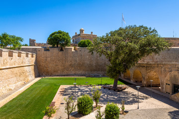 Wall Mural - Entrance to the Fortified City of Mdina. Exposure done in the beautiful medieval town of Mdina, Malta.