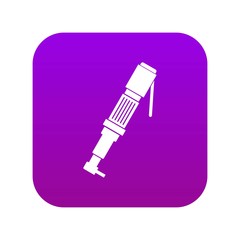 Poster - Pneumatic screwdriver icon digital purple for any design isolated on white vector illustration
