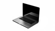 Laptop design template isolated on white. Mockup.