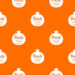 Poster - Eco fresh juice pattern vector orange for any web design best