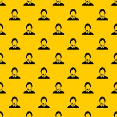 Poster - Client services and communication, phone assistance pattern seamless vector repeat geometric yellow for any design