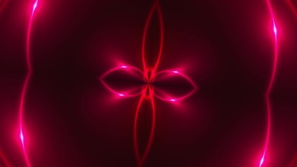 Poster - Abstract purple fractal lights, 3d render backdrop, computer generating