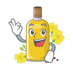 Poster - Okay canola oil in the mascot shape