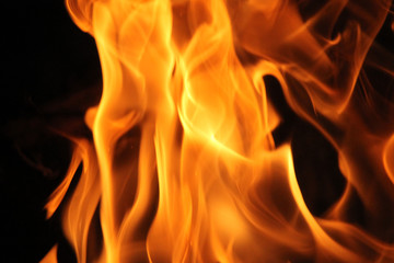 Blurred blaze fire flame background