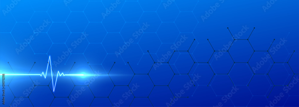 heartbeat line medical and healthcare background Stock Vector | Adobe Stock