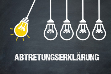 Sticker - Abtretungserklärung