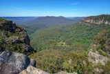 Fototapeta Na ścianę - hiking the prince henry cliff walk, blue mountains, australia 29