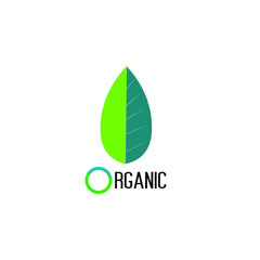 Poster - organic logo icon