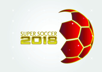 Wall Mural - super soccer background