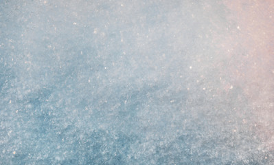 Wall Mural - real snow sunny texture. winter festive background
