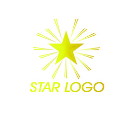 Wall Mural - star logo icon