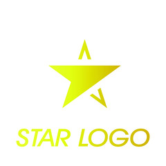 Canvas Print - star logo icon