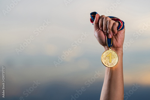 Cuadros en Lienzo The winner and successful concept