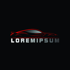 Poster - sport car logo icon