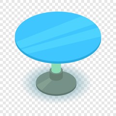 Poster - Round table icon. Isometric illustration of round table vector icon for web