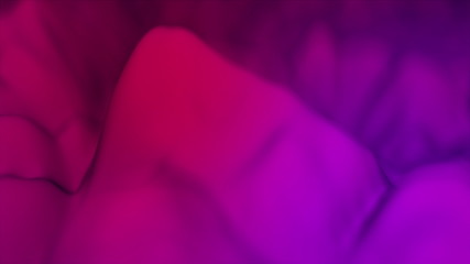 Poster - wave 3d abstract surface, computer generated 3d rendering background like liquid surface or earth te