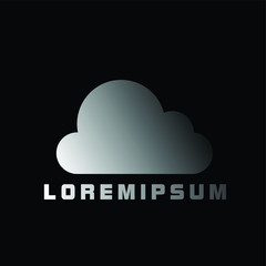 Poster - cloud logo icon