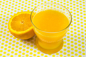 Sticker - verre de jus d'orange frais