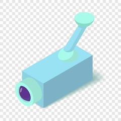 Poster - Security camera icon. Isometric illustration of security camera vector icon for web