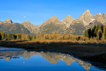 Sticker - Scenic Teton Landscape in Autumn