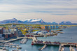 Norwegian City Bodo Aerial View, Norway.