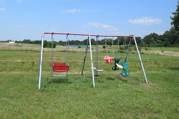 Wall Mural - Swing Set