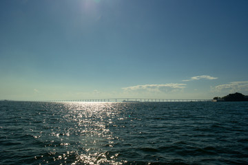 Wall Mural - Bridge and seascape