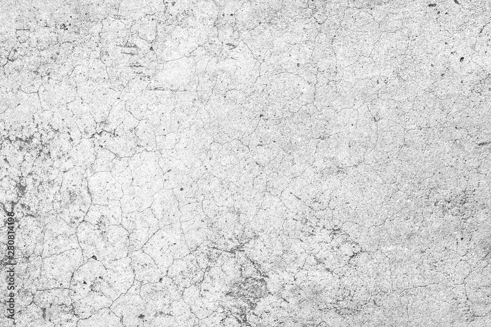Grunge concrete wall white and grey color for texture background