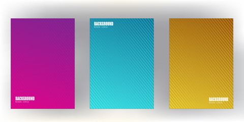 Wall Mural - modern minimal cover with cool gradient colorful halftone background design for web.eps 10